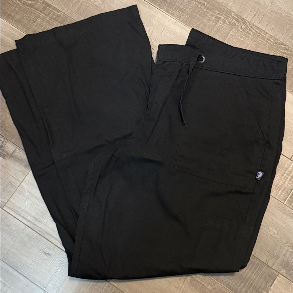 Landau Women's Black Scrub Pants